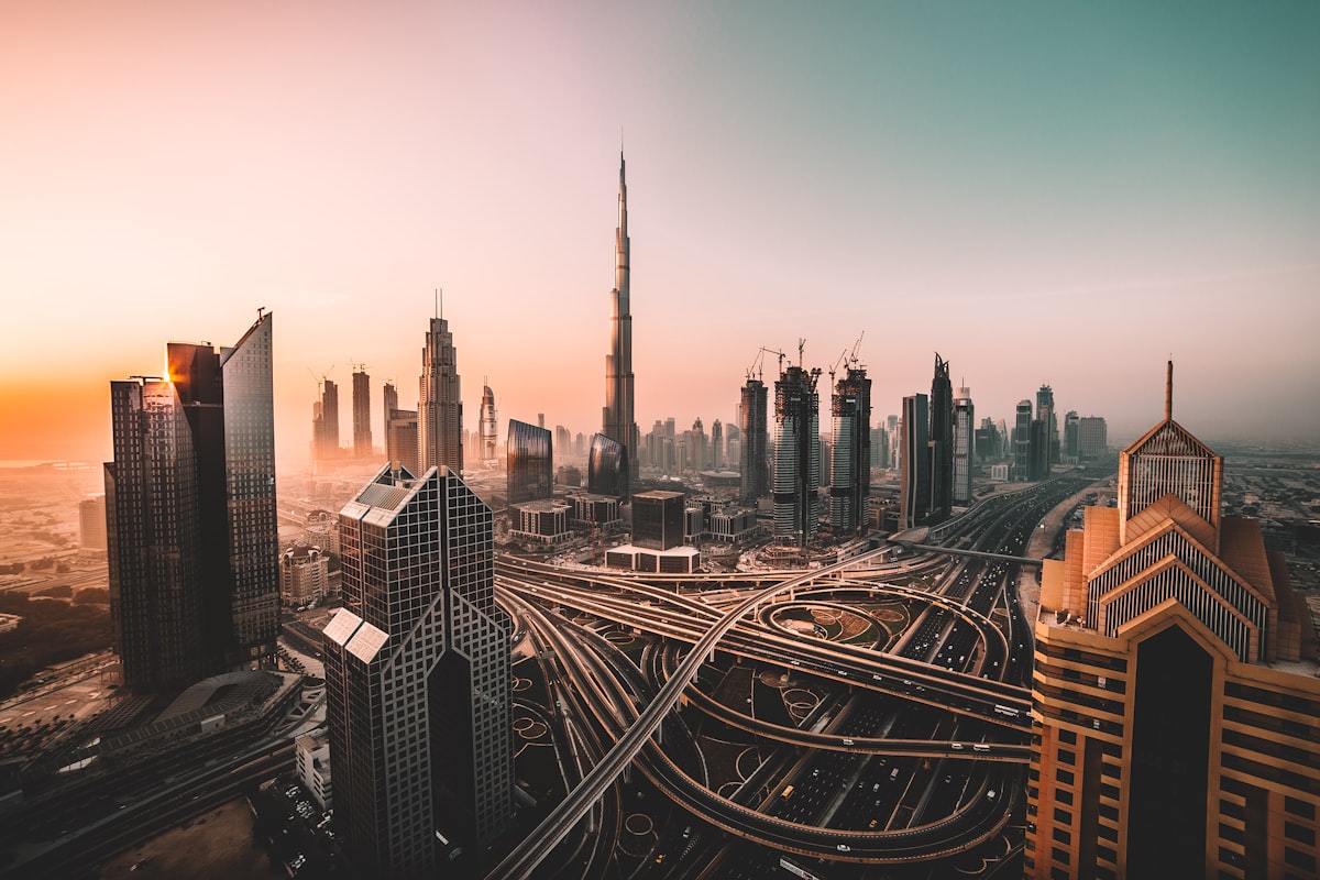 UAE Business Hub - Dubai Marina Skyline